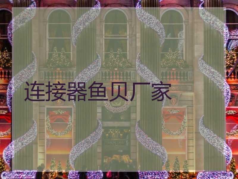 连接器鱼贝厂家
